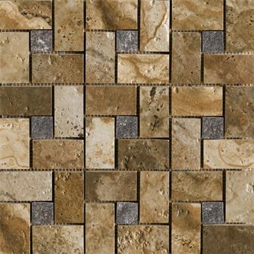 Archaeology Chaco Canyon - 13X13 Mosaic - Square