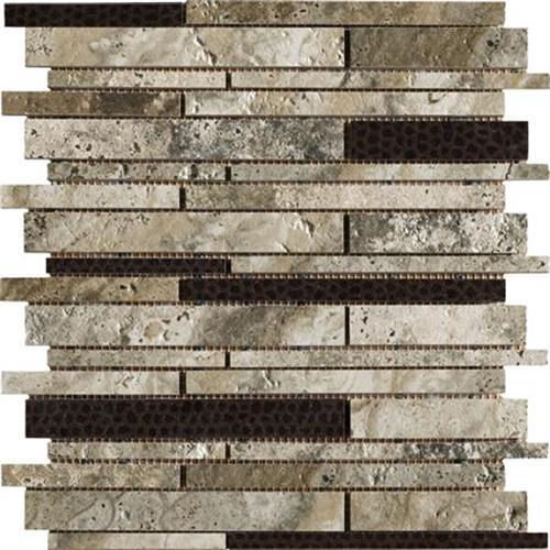 Archaeology in Crystal River  13x13 Pinwheel Mosaic - Tile by Marazzi
