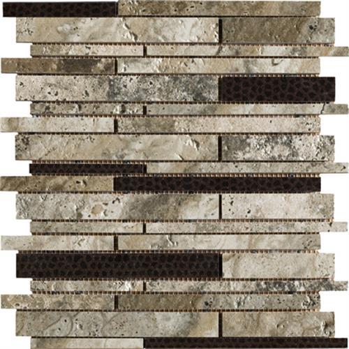 Archaeology in Crystal River Mosaic Random Strip - Tile by Marazzi