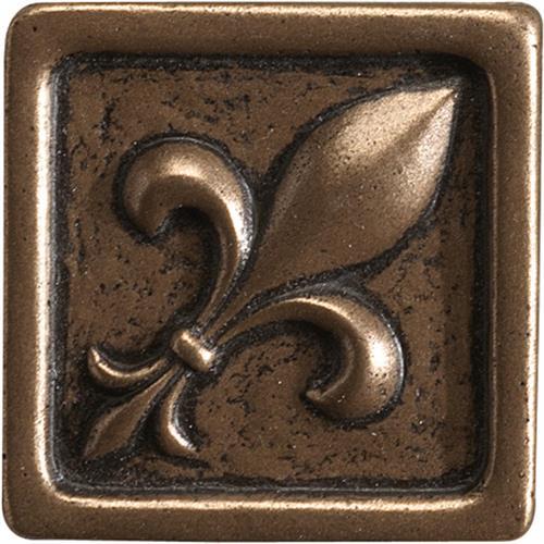 Mud Sons Tile Flooring Price Romance Collection Insert Fleur De Lis Bronze