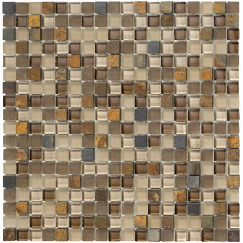 Crystal Stone Ll Terracotta 5/8 X 5/8