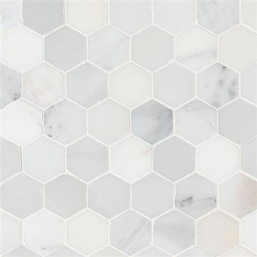 Arabescato Carrara - 2 Hexagon