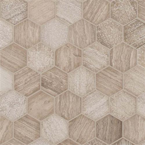 White Oak by Msi Stone - White Oak - 2 Hexagon