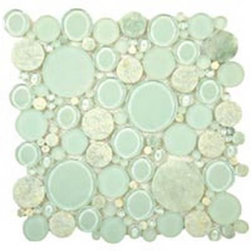 Glazzio Tiles Bubble Series Moonstone Glass Tile Lubbock, Texas