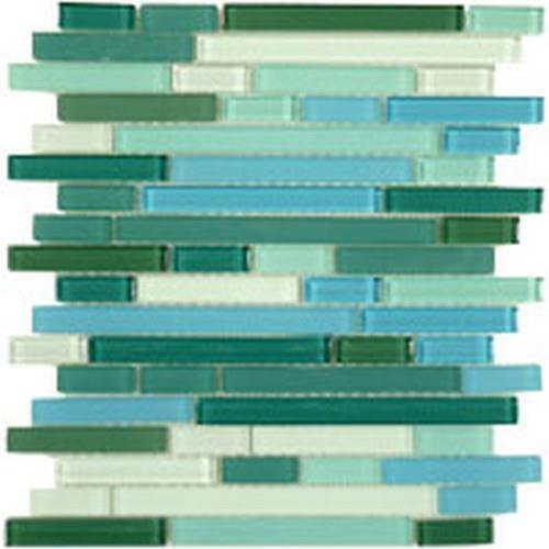 Glazzio Tiles Random Brick Series Florida Keys Glass Tile