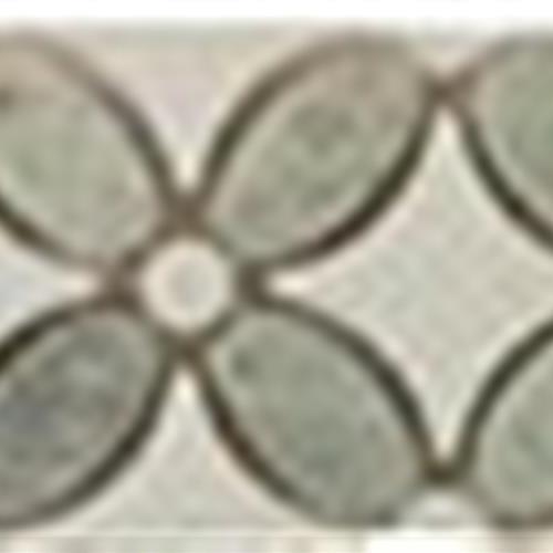 Ming Green (Oval)-Thassos White(Dots)-Thassos White(Base)