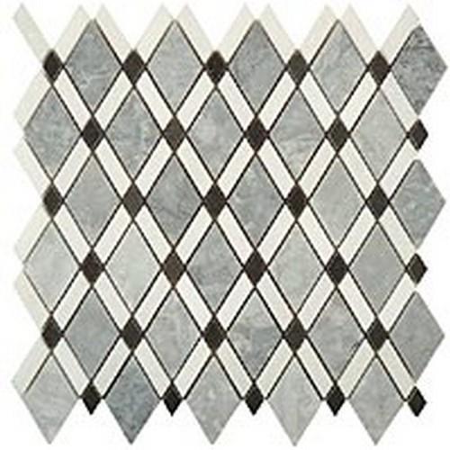 Mugworth(Big Diamond)-Thassos White (Stripes)-Honey Onyx(Small Diamond)