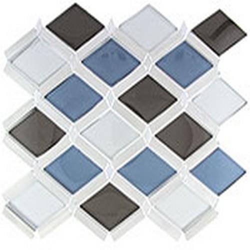 Falling Star Series - Glass And Aluminum Mix by Glazzio Tiles