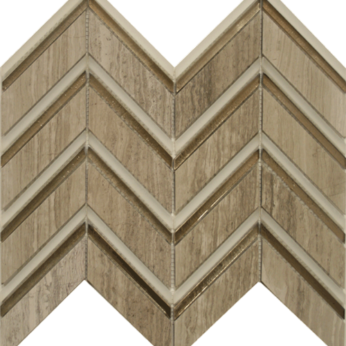 Studio Cafe Chevron/Graystone/Bronze/Cloud Blend