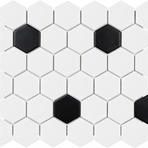 Wall Art Matte Hexagon-B 3X16