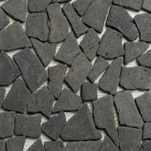 Flat Pebbles Mosaic by Est - Black Bali