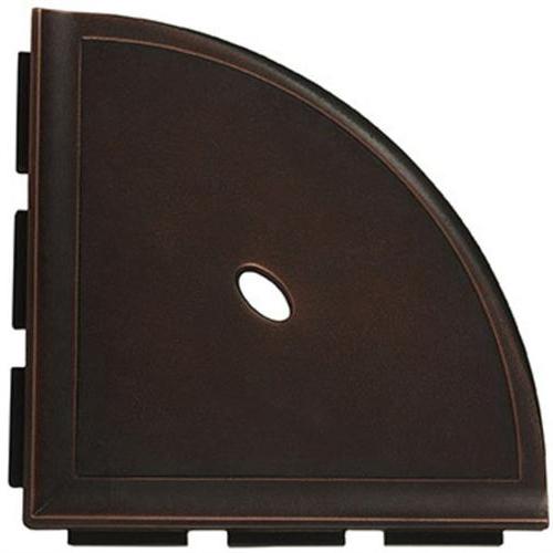 QUE Corner Shelves Dark Oil Rubbed Bronze Tile Orange, CT Floor Decor