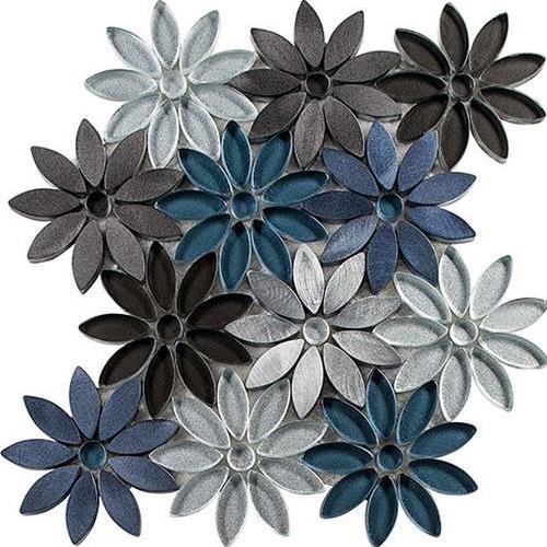 Bouquette Series by Glazzio Tiles - Hydrangea Thicket