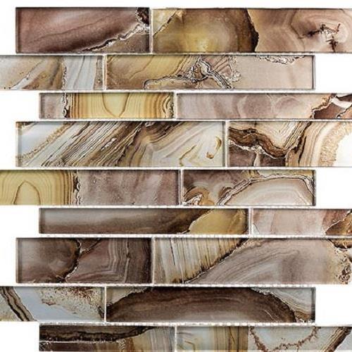 Glazzio Tiles Magical Forest Series Buttercup Patch Glass Tile Vero