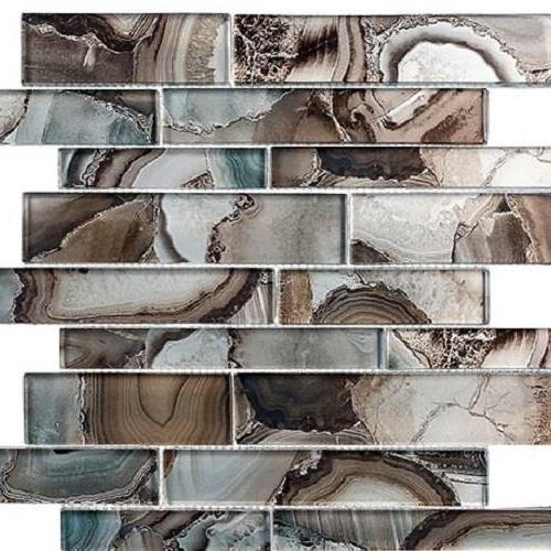 Glazzio Tiles Magical Forest Series Champinion Glass Tile Vero Beach