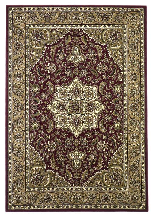 Cambridge-7326-Red/Beige Kashan Medallion by Kas