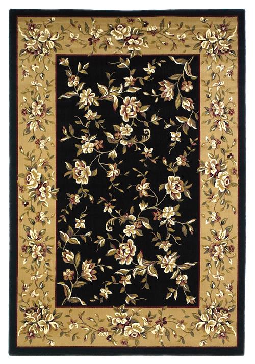 Cambridge-7336-Black/Beige Floral Delight by Kas