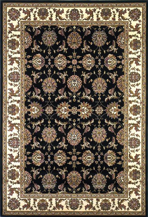 Cambridge-7313-Black/Ivory Kashan
