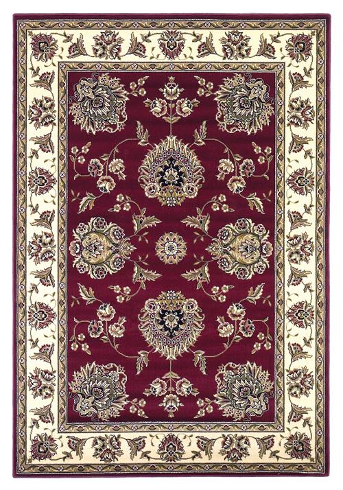 Cambridge-7340-Red /Ivory Floral Mahal