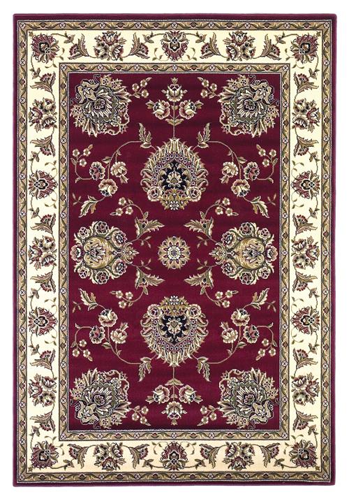 Kas Cambridge 7340 Red Ivory Fl Mahal Area Rugs