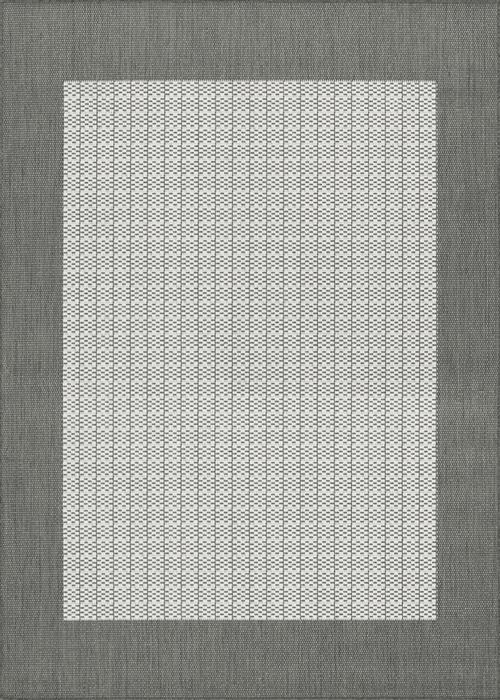 Recife - Checkered Field - Grey/White by Couristan - 