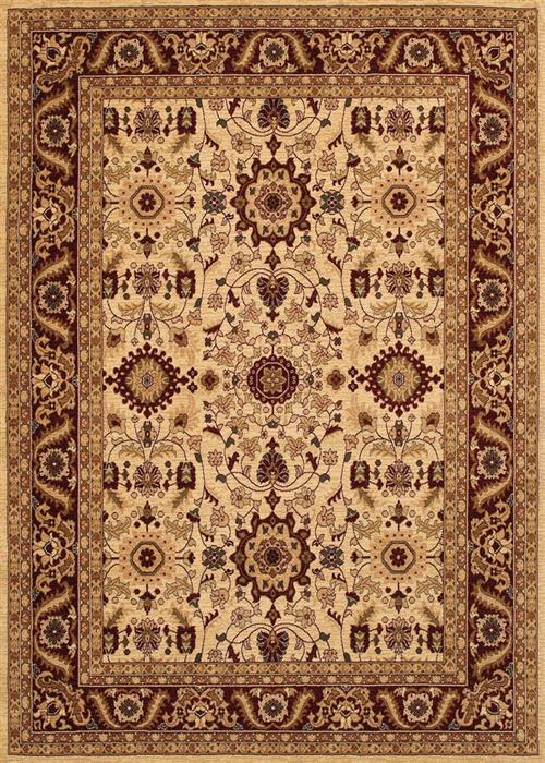 Couristan Anatolia Antique Kashan Cream Red Area Rugs