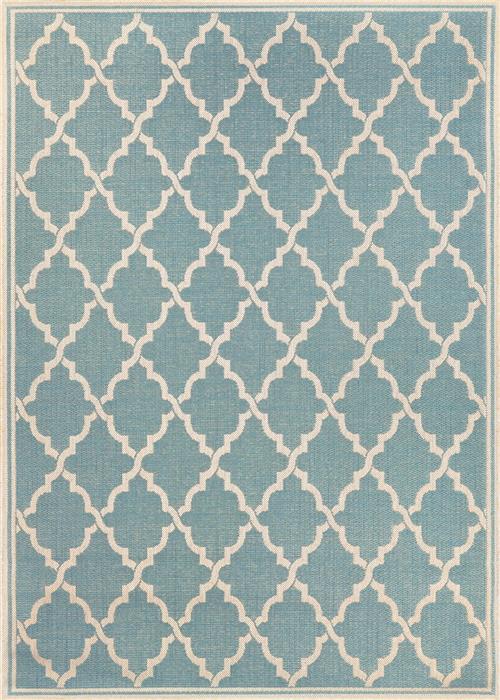Monaco - Ocean Port - Turquoise/Sand