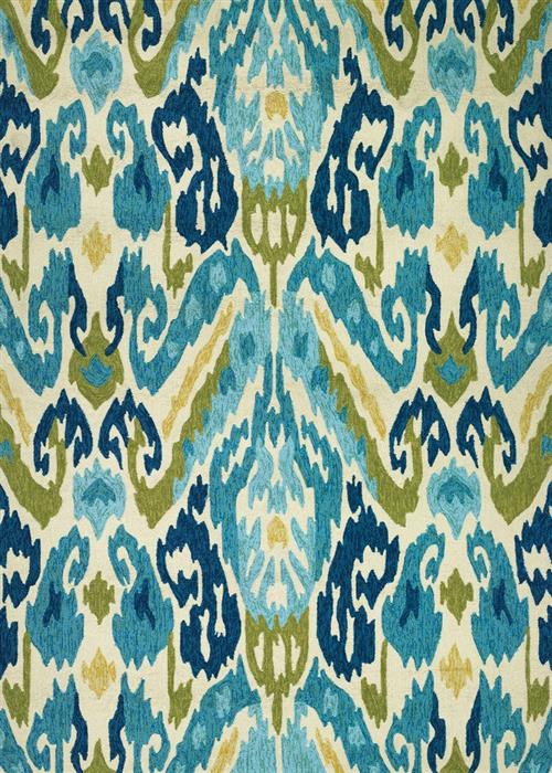 Covington - Delfina - Azure/Lemon by Couristan - 