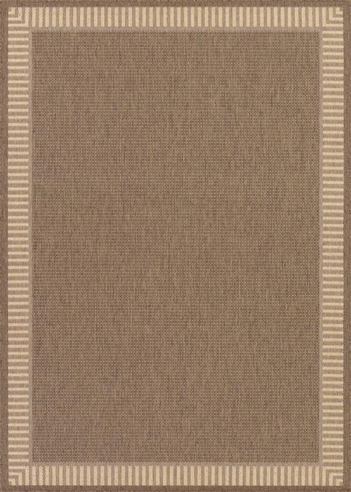 Couristan Recife Wicker Stitch Cocoa/Natural Area Rugs