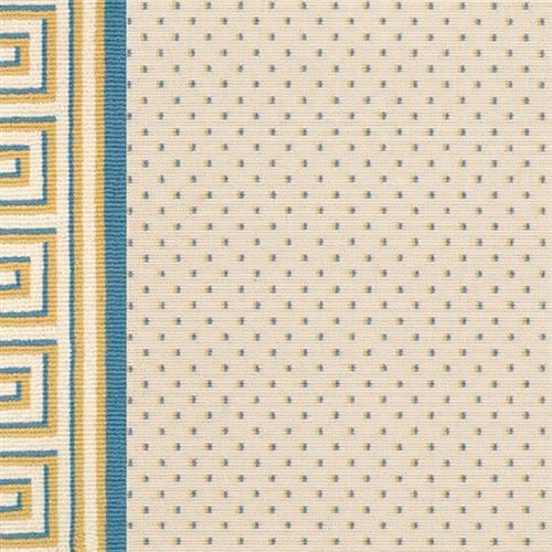 Legacy in Kinsale Yellow Blue On White - Carpet by Couristan