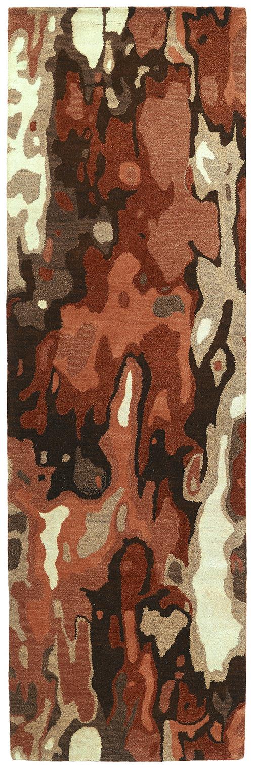 Brushstrokes Collection-Brs05-30-Rust by Kaleen