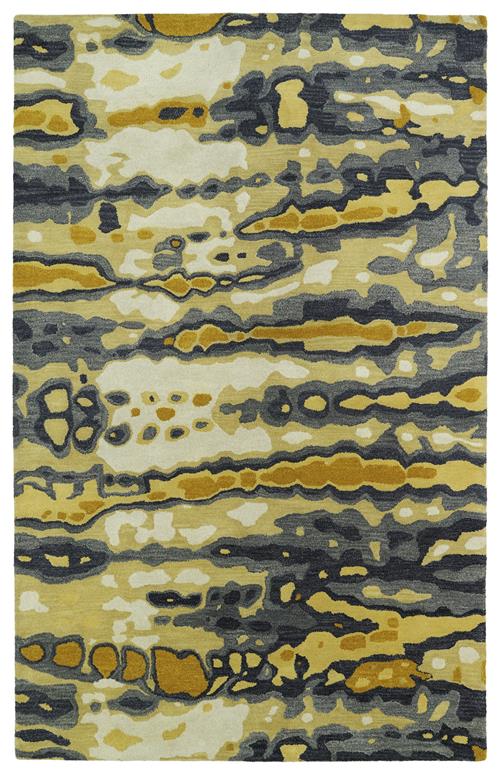 Brushstrokes Collection-Brs03-05-Gold by Kaleen - 