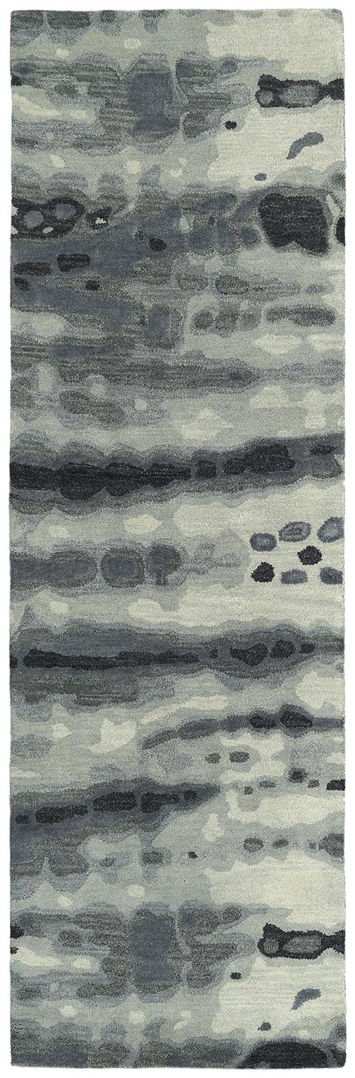 Brushstrokes Collection-Brs03-75-Grey by Kaleen