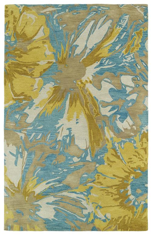 Brushstrokes Collection-Brs06-05-Gold by Kaleen - 