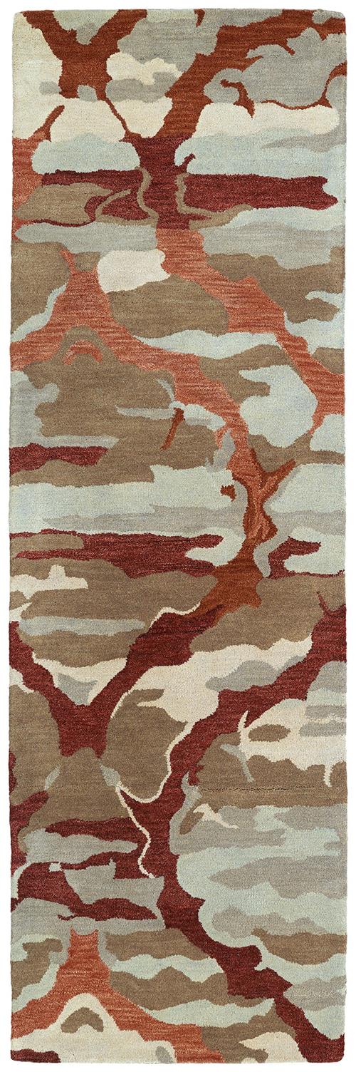 Brushstrokes Collection-Brs02-25-Red by Kaleen