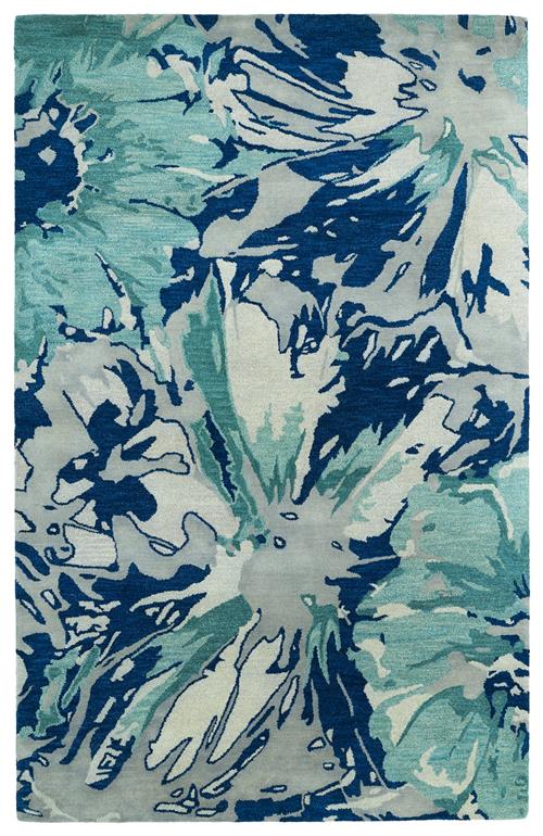 Brushstrokes Collection-Brs06-17-Blue by Kaleen