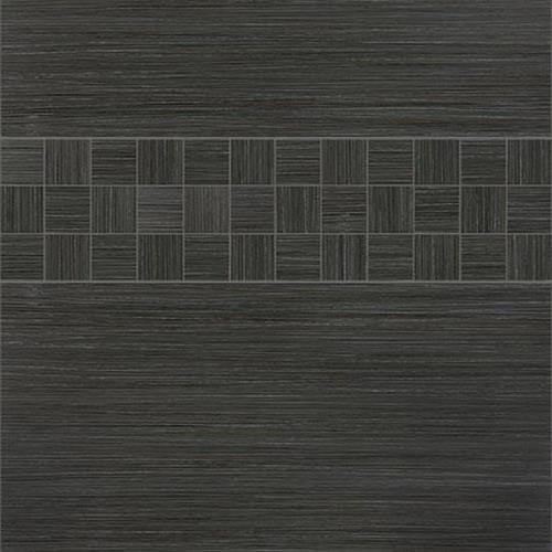 Venetian Architectural Grasscloth II in Charcoal Mosaic - Tile by Surface Art