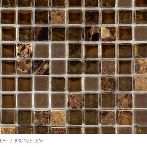Stone, Glass & Metal Leaf by Surface Art - Bronze Leaf