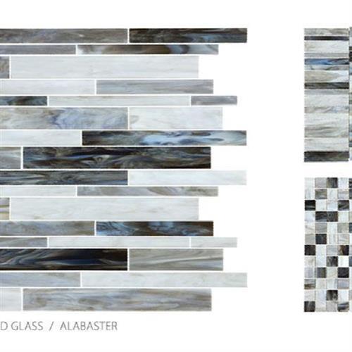 Antique Stained Glass Mix Alabaster Blend - Mosaic