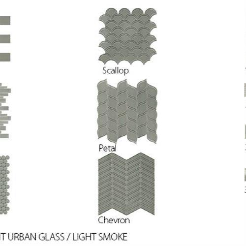 Translucent Urban Glass by Surface Art - Light Smoke - Mosaic