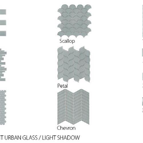 Translucent Urban Glass by Surface Art - Light Shadow - Chevron