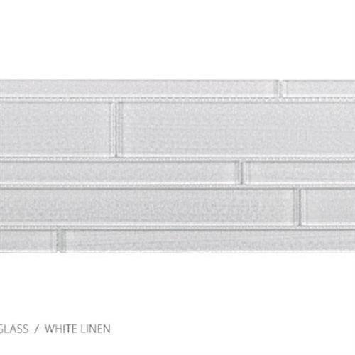 Translucent Linen by Surface Art - White Linen - 4X12