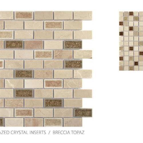 Breccia Topaz - Brick Mosaic