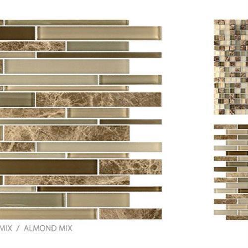Almond - Brick Mosaic