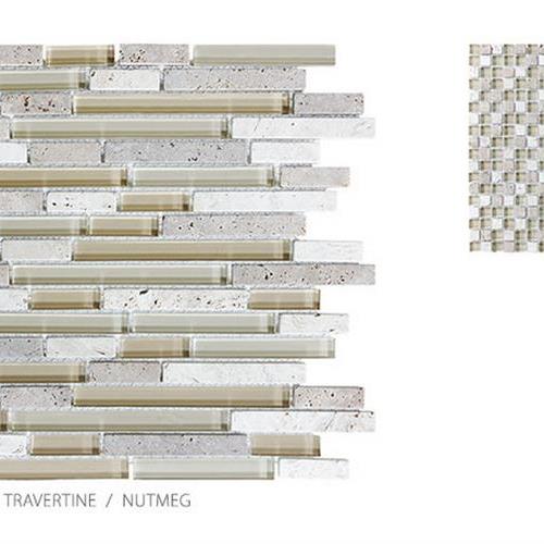 Stone Glass Travertine Nutmeg