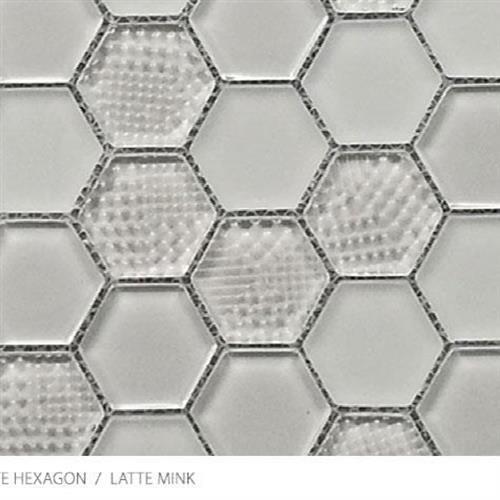 Textured Gloss & Matte Hexagon by Surface Art