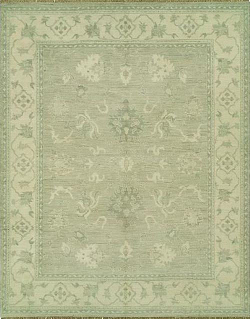 Cagdas Green Beige by Harounian Rugs - 