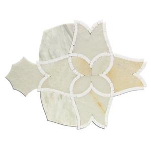 NaturalStone AlstromeriaSeries ALSTMWTONYCALTHS WhiteOnyxCalacattaAndWhiteThassos