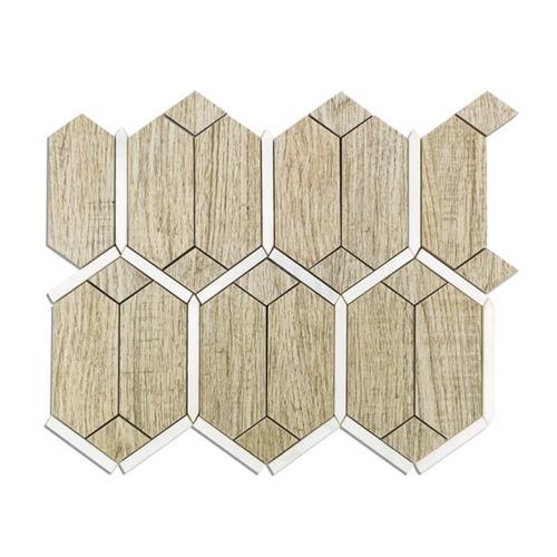 Gray Wood Look Porcelain W/ Asian Statuary Line