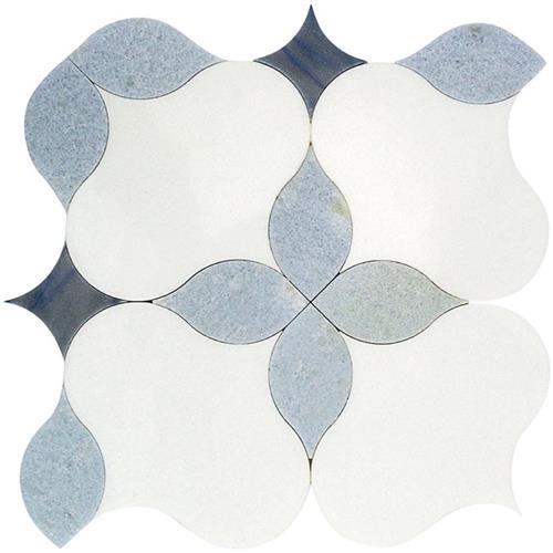 MJ Blue Blazingstar White Thassos Blue Celeste  Azul Macauba